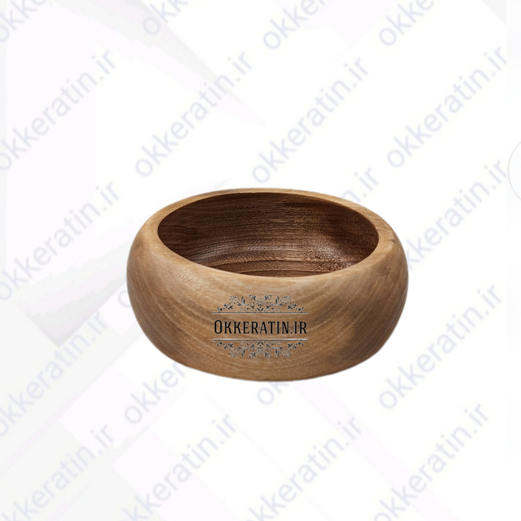 کاسه چوبی بزرگ اسکالپ