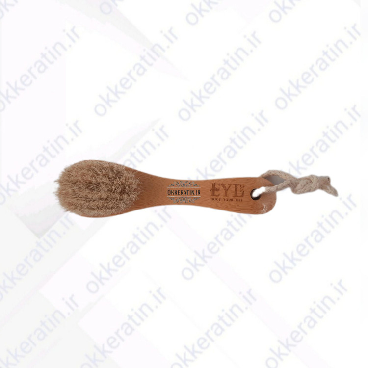 براش اسکالپ (هیر براش) چوبی دسته دار EYL (پرز زبر)