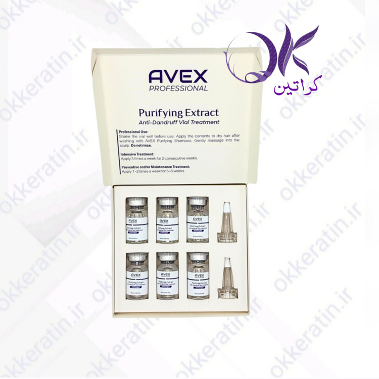 ویال آنتی دندروف (ضد شوره) اوکس (6ویال ۱۰میل)